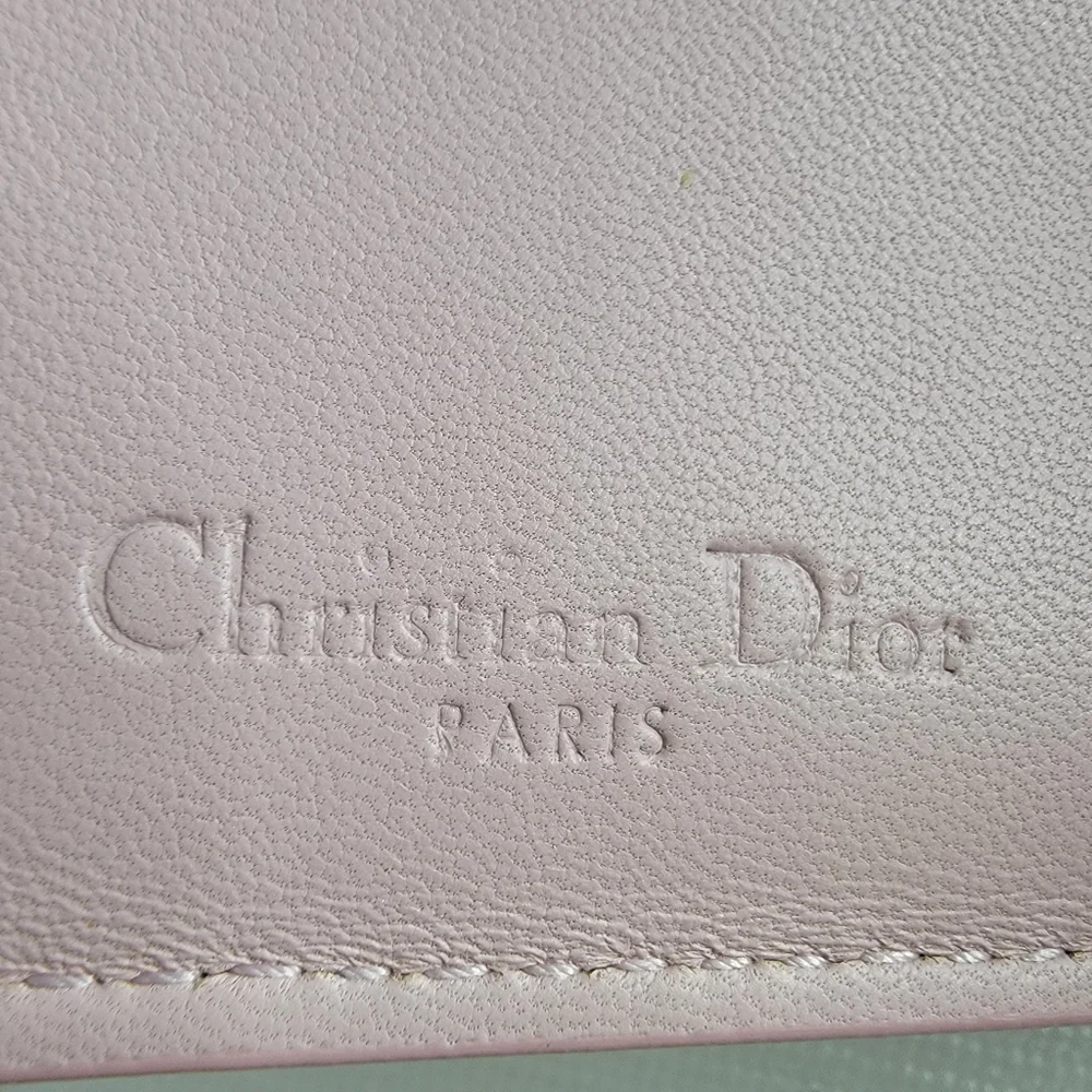 Christian Dior Cannage Lambskin Leather Bifold Wallet